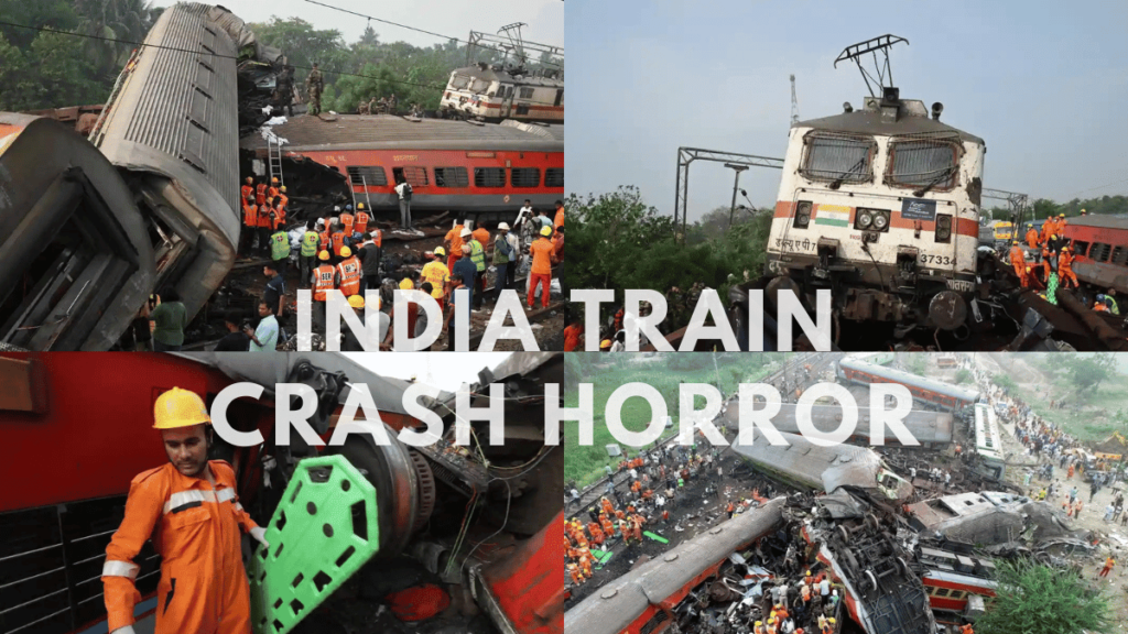 train crash in India
