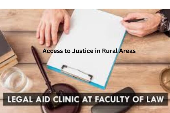 Access to justice in rural areas